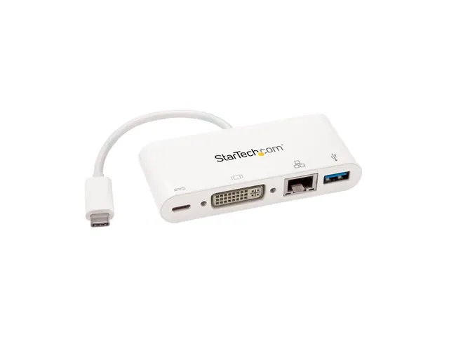 Usb-C Multiport Adapter Voor Laptops Dvi Gbe Usb 3.0