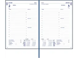 Agenda 2027 Ryam Twenty-four Mundior 1dag/1pagina blauw
