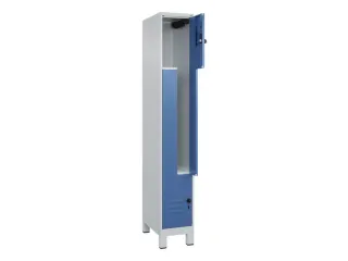 Z-garderobekast,HxBxD 1950x300x500mm,vak B 150/300mm,draaigrendel - 2