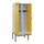 locker met bank,voor scheiding van kleding,HxBxD 2120x800x815mm,2vak