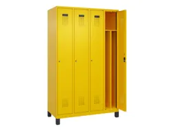 locker voor scheiding van kleding,HxBxD 1950x1200x500mm,4vak