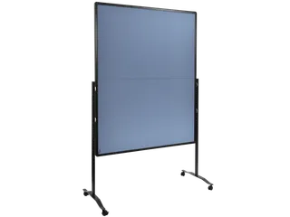 PREMIUM PLUS workshopbord inklapbaar 150x120cm blauw-grijs vilt - 1