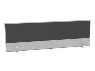 opzetpaneel bureau aanbouw achter MP-lichtgrijs antraciet 1800mm - 1
