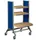 Mobiele Bijzettafel 900x610x1510mm 3verstelbare Uitschuifbare Legborde