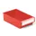 stellingbak,HxBxD 82x186x300mm,PP,rood
