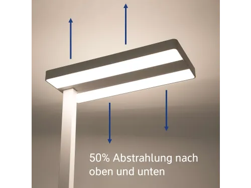 Vloerlamp MAUL Javal LED dimbaar wit hoog 195cm