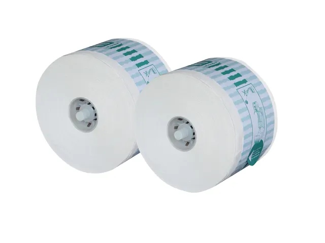 Vendor 1253 Toiletpapier met dop 1-laags Crèpe 150 Meter 48 rol
