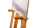 Chevalet bois dur marron clair pour tableau noir/panneau imprimé