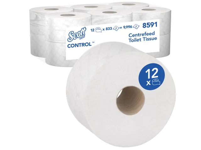 toiletpapier Scott Control centerfeed rol 2-laags 240m