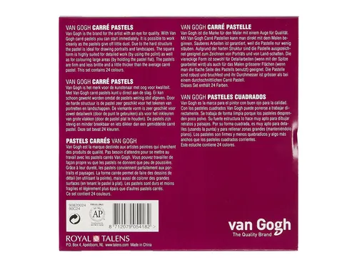 Pastelkrijt Talens Van Gogh Carré 24 kleuren