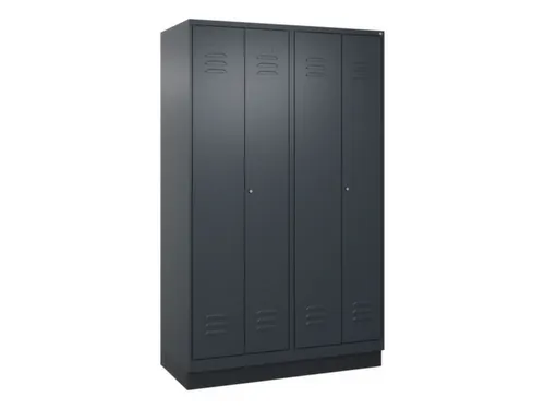 locker voor scheiding van kleding,HxBxD 1950x1200x500mm,4vak