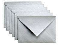 Envelop Papicolor C6 114x162mm Zilver Gegomd