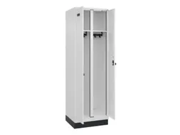 locker voor scheiding van kleding,HxBxD 1950x600x500mm,2vak