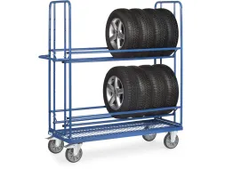Bandenwagens 4596 400kg 1420x610mm Ral5007