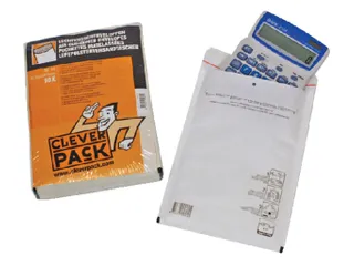 Envelop Cleverpack Luchtkussen nr. 14 180x265mm wit 10 stuks - 1
