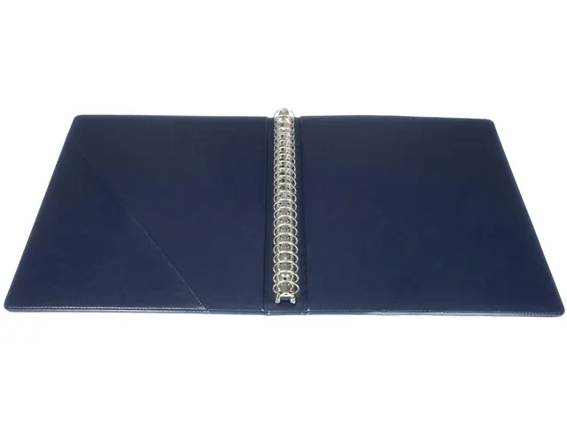 Ringband Multo Hannibal A4 23r O-25mm blauw kunstleder