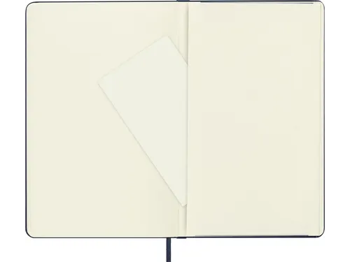 Notitieboek Moleskine large 130x210mm blanco hard cover sapphire blue