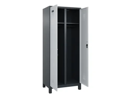 locker voor scheiding van kleding,HxBxD 1950x800x500mm,2vak