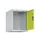 opzetkast,v. locker,1vak.,vak B 400mm,HxBxD 500x400x500mm,cilinderslot
