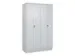 locker voor scheiding van kleding,HxBxD 1950x1200x500mm,4vak