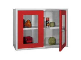 Hangkast 600x800x300mm Achterwand Glad Ral 7035 Front Ral 3000 - 1