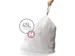 Afvalzakken 45 liter (M) wit, Simplehuman