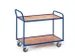 chariot à plateaux,force 250kg,2plateau(x),plateau Lxl 790x490mm