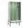 locker met bank,voor scheiding van kleding,HxBxD 2120x900x815mm,3vak