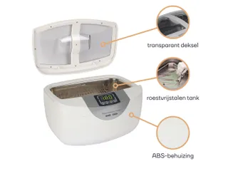 Ultrasone Reiniger Met Tijdschakelaar 2.6 Liter - 5