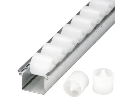 Rollenrails Cilindrische Rollen V.kunststof Afstand 28Mm L 3000Mm