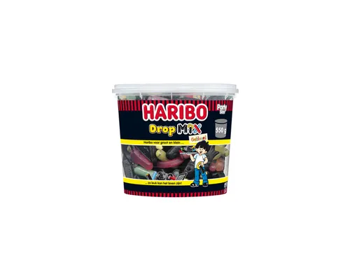 Drop Haribo mix gekleurd 550 gram