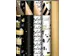 Geschenkpapier Kerst 70cmx2m assorti zwart/wit/goud