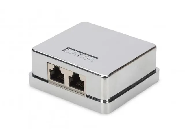 CAT 6A Consolidatiebehuizing 2 Keystone-module afgeschermd 2-poorts