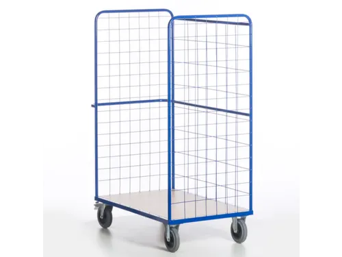 etagewagen,draagverm. 600kg,laadvl. LxB 1200x800mm,houtetage,RAL5010