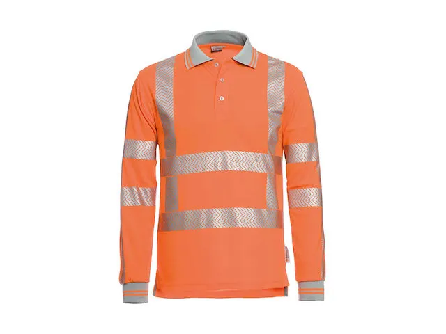 Poloshirt Vancouver Fluororanje, Maat S