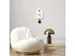 Wandklok NeXtime Twitter 21,5x41,5 cm wit