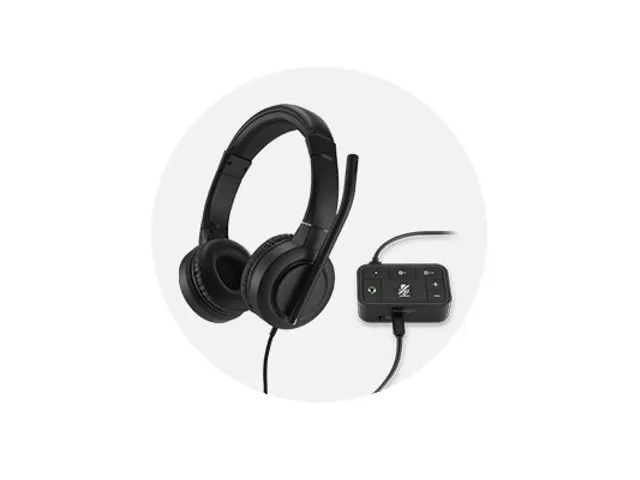 Kensington Universal 3-in-1 Pro Audio Headset Switch