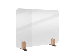 Bureauscherm Elements doorzichtig 60x80cm Houder