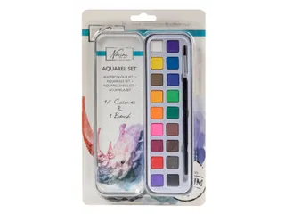 Aquarelverf Nassau Art blik à 18 napjes en penseel - 1