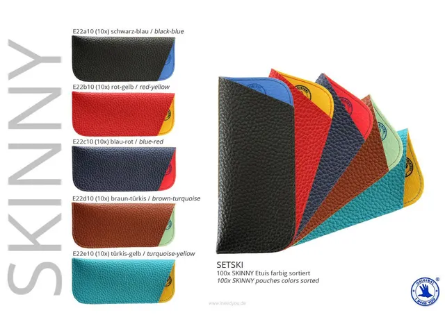 Etui I Need You Skinny voor leesbrillen assorti