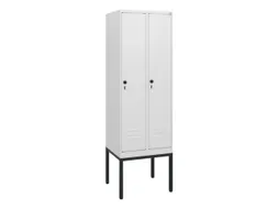 locker,HxBxD 1950x600x500mm,2vak,vak B 300mm,draaigrendel