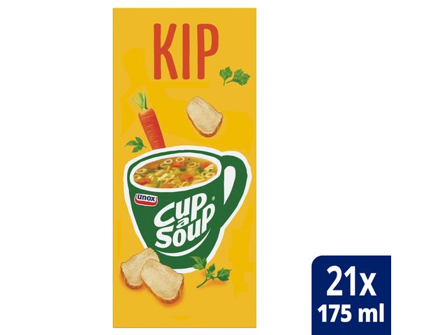 Cup-A-Soup Kippensoep 21 Zakjes | SoepOpHetWerk.nl