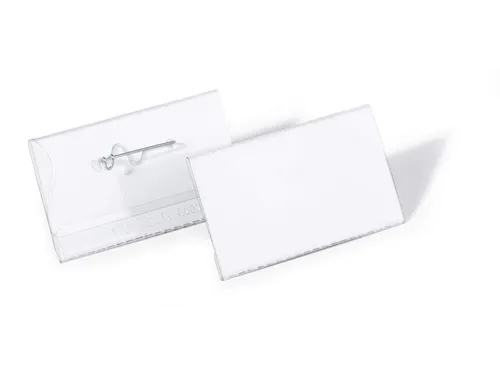 Badge Durable 8008 met speld 40x75mm