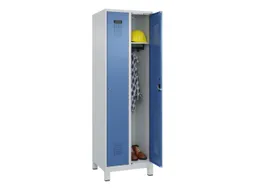 locker,HxBxD 1950x600x500mm,2vak,vak B 300mm,cil.-slot,voeten