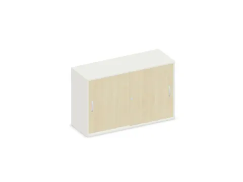 schuifdeurkast,HxBxD 770x1200x430mm,decor romp wit,decor front esdoorn