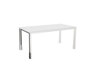 In hoogte verstelbaar bureau,HxBxD 720-840x1600x800mm,Bl-wit - 2