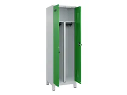 PBM-locker,HxBxD 1950x600x500mm,2vak,vak B 300mm,draaigrendel
