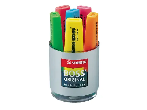 Markeerstift Stabilo Boss Assorti 6Stuks In Bureauset