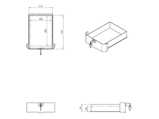 Bento desktop locker 500 Wit - 8