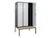 locker voor scheiding van kleding,HxBxD 2120x1200x815mm,3vak